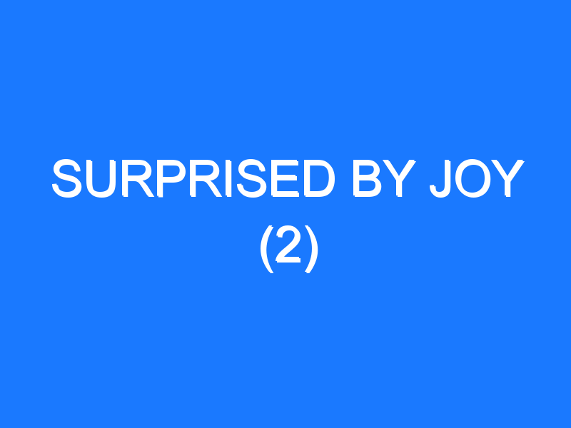 SURPRISED BY JOY (2)