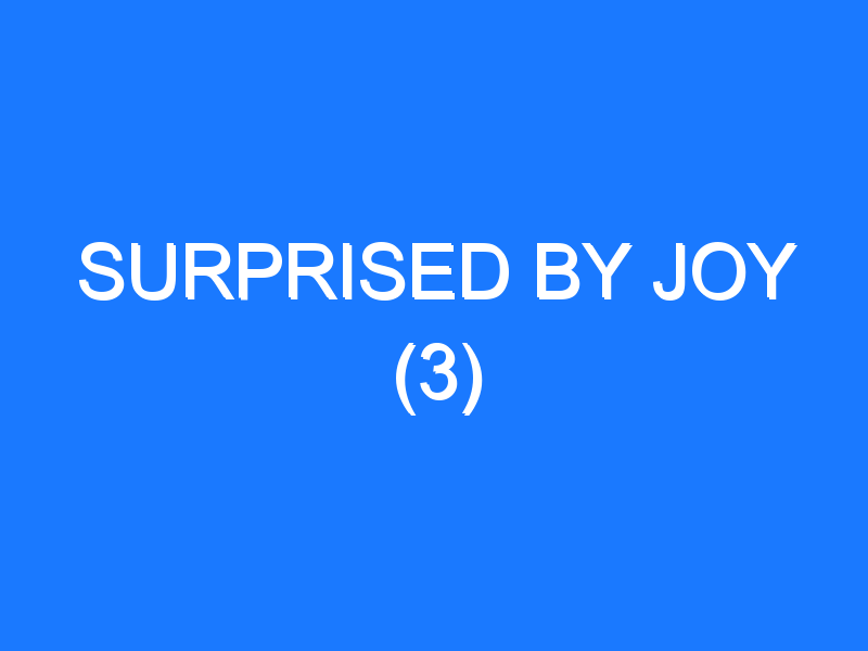 SURPRISED BY JOY (3)